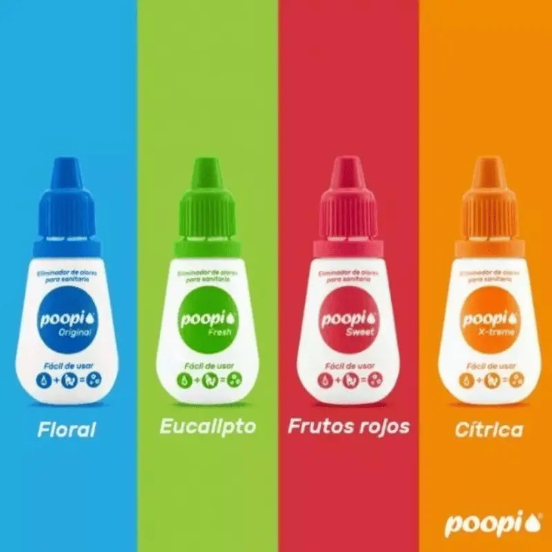 Poopi - Neutralizador de olores para el sanitario - Pack x 4 Und.