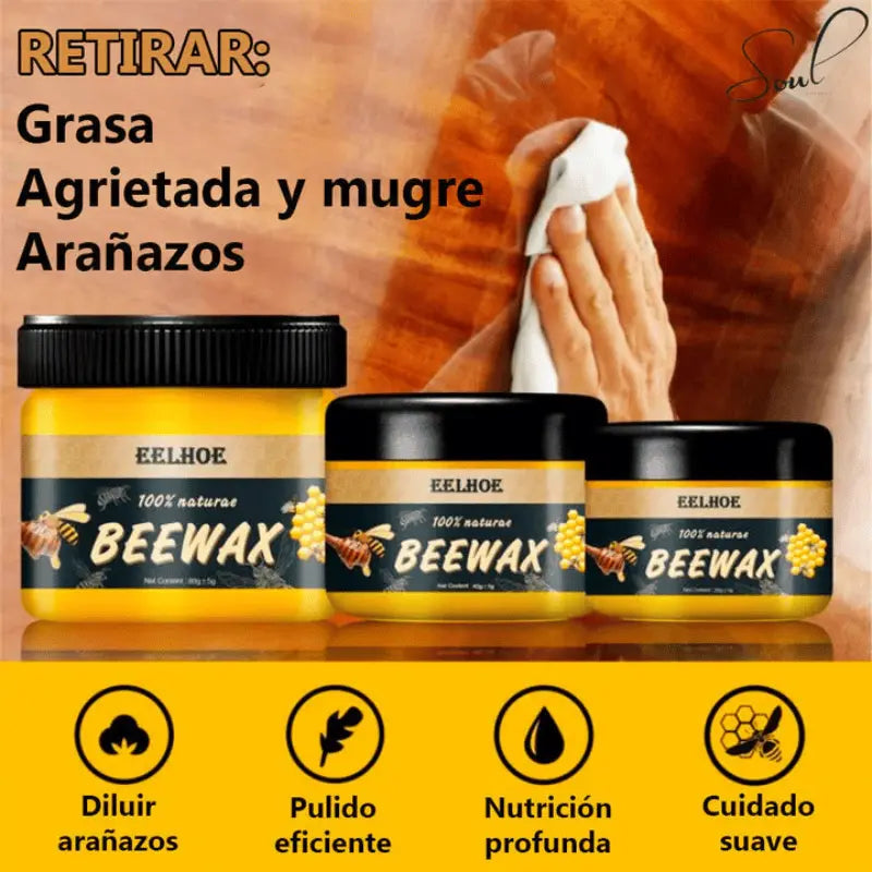 RESTAURADOR DE MADERA BEEWAX - ENVÍO GRATIS