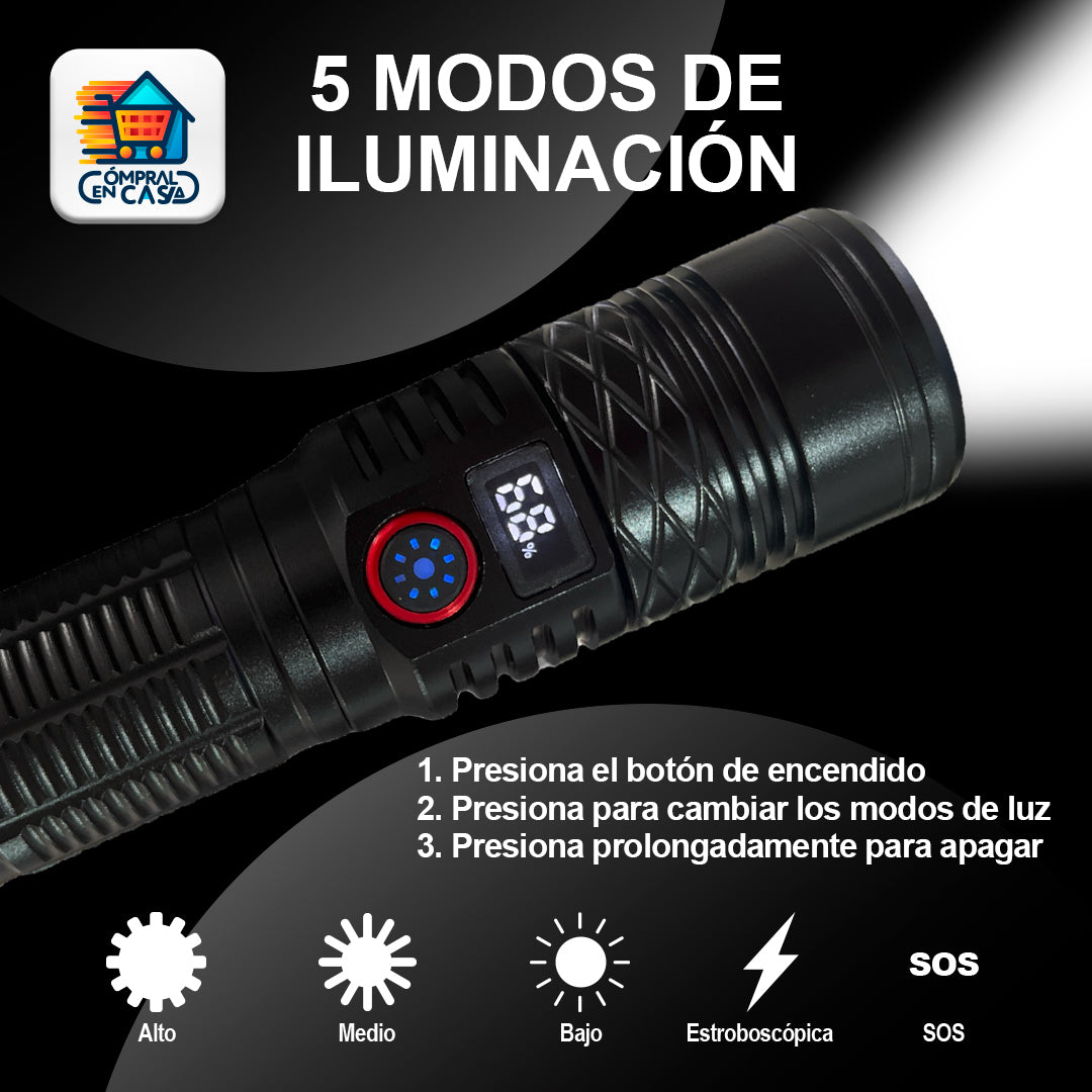 Linterna LED Super Potente Linkmax Premium